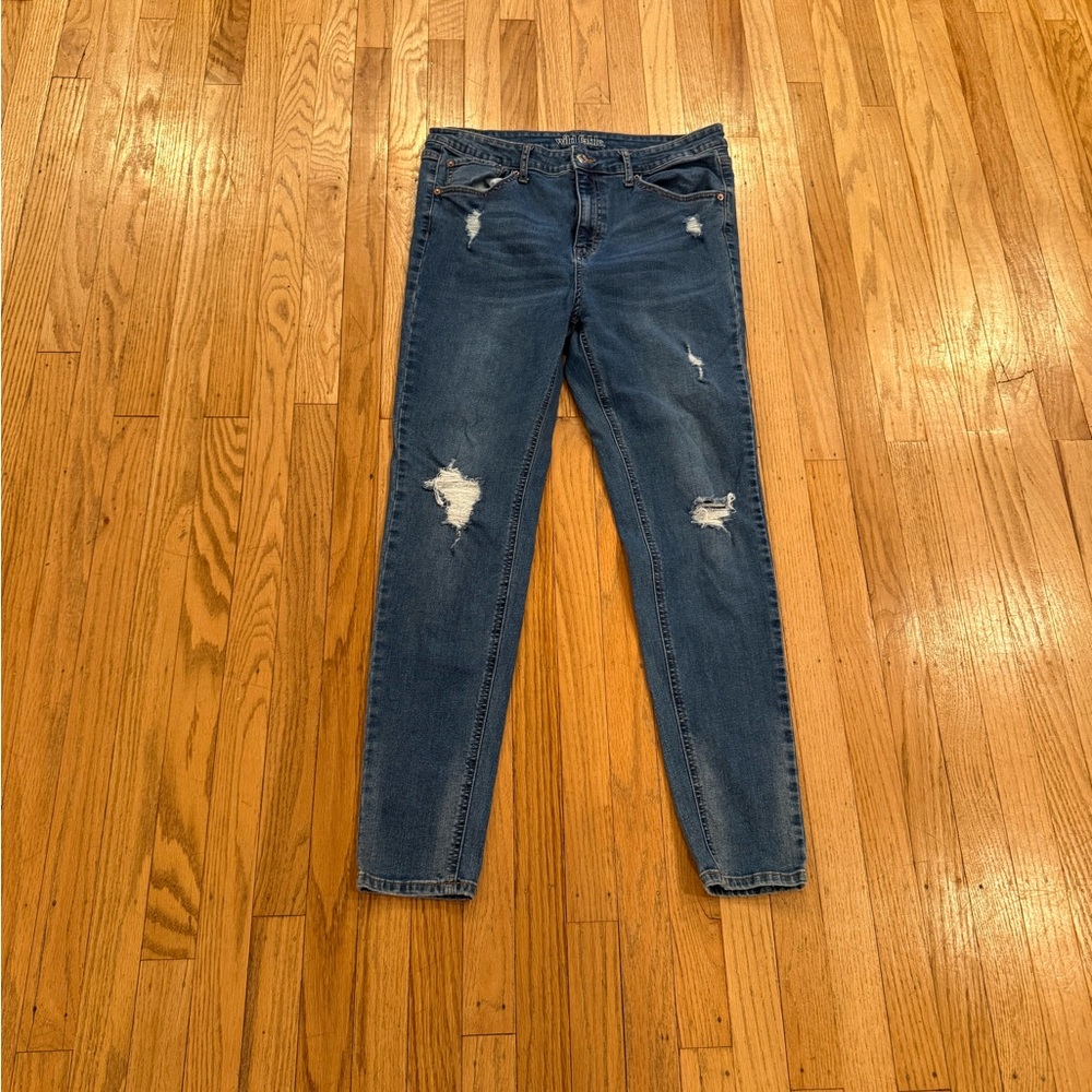 Wild Fable Distressed Skinny Jeans Size 14